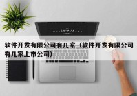 软件开发有限公司有几家（软件开发有限公司有几家上市公司）