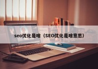 seo优化是啥（SEO优化是啥意思）