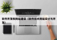 软件开发和网站建设（软件技术网站设计与开发）