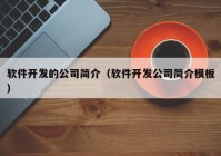 软件开发的公司简介（软件开发公司简介模板）