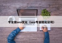 专业做seo优化（seo专业优化公司）