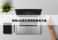 官网seo优化系统的简单介绍