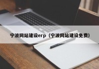 宁波网站建设erp（宁波网站建设免费）